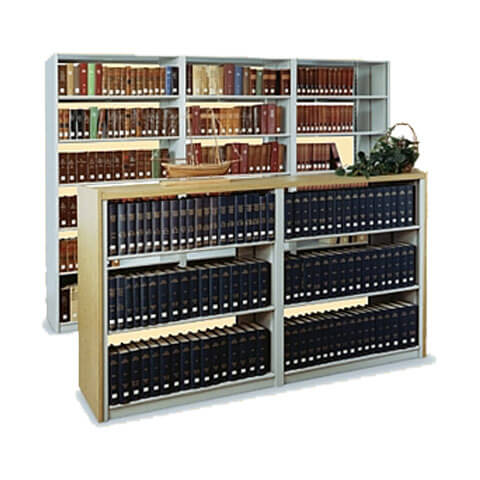 Case Style Library Shelving