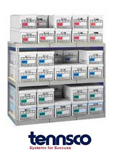 tennsco zline banker storage shelving products